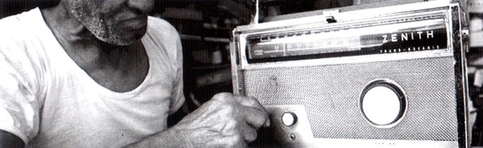 A radio :: Pix - From a book 'Voice of the Voiceless' by Seram Neken 